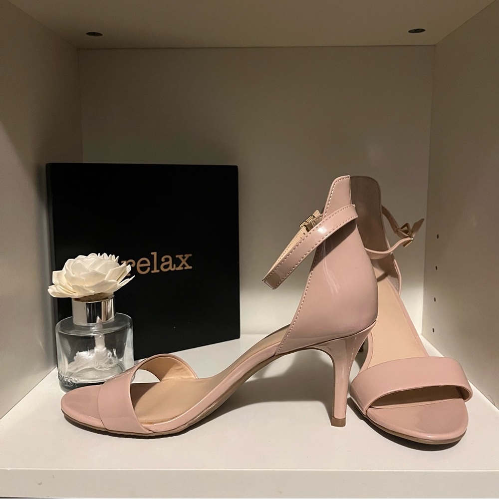 Nordstrom BP Luminate Open Toe Sandal Heels